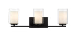Vanity Z-Lite 426-3V-MB Matte Black Willow 3 Light Vanity Z-Lite