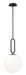 Eurofase 37233-013 Prospect 12" Matte Black Pendant Light