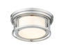 Flush Mount Z-Lite 426F12-BN Brushed Nickel Willow 2 Light Flush Mount Z-Lite