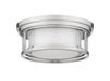 Flush Mount Z-Lite 426F12-BN Brushed Nickel Willow 2 Light Flush Mount Z-Lite