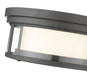 Flush Mount Z-Lite 426F12-BRZ Bronze Willow 2 Light Flush Mount Z-Lite