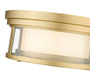 Flush Mount Z-Lite 426F12-OBR Olde Brass Willow 2 Light Flush Mount Z-Lite