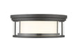 Flush Mount Z-Lite 426F16-BRZ Bronze Willow 3 Light Flush Mount Z-Lite