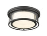 Flush Mount Z-Lite 426F16-BRZ Bronze Willow 3 Light Flush Mount Z-Lite