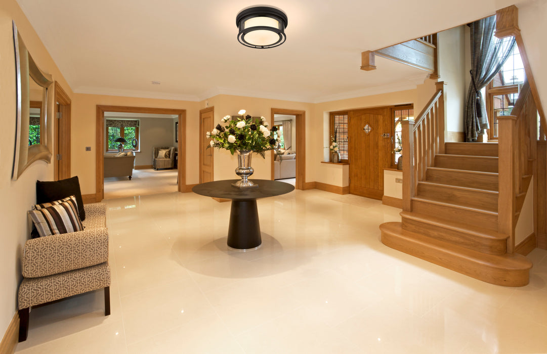 Flush Mount Z-Lite 426F16-MB Matte Black Willow 3 Light Flush Mount Z-Lite