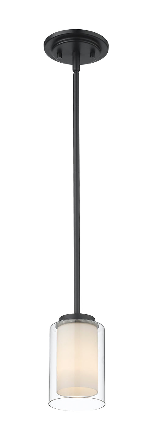 Pendant Z-Lite 426MP-MB Matte Black Willow 1 Light Pendant Z-Lite