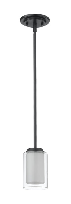 Pendant Z-Lite 426MP-MB Matte Black Willow 1 Light Pendant Z-Lite
