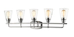 Vanity Z-Lite 428-5V-CH Chrome Annora 5 Light Vanity Z-Lite