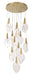 Eurofase 50102-020 Jateo 24" Gold LED Chandelier