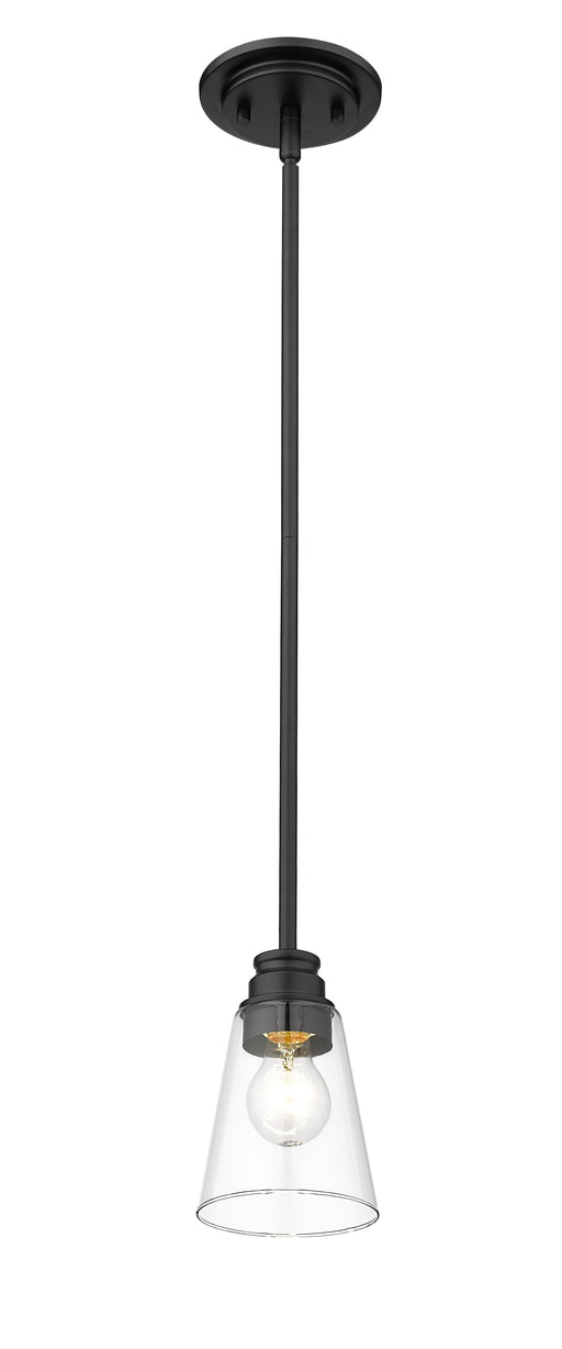 Pendant Z-Lite 428MP-MB Matte Black Annora 1 Light Pendant Z-Lite