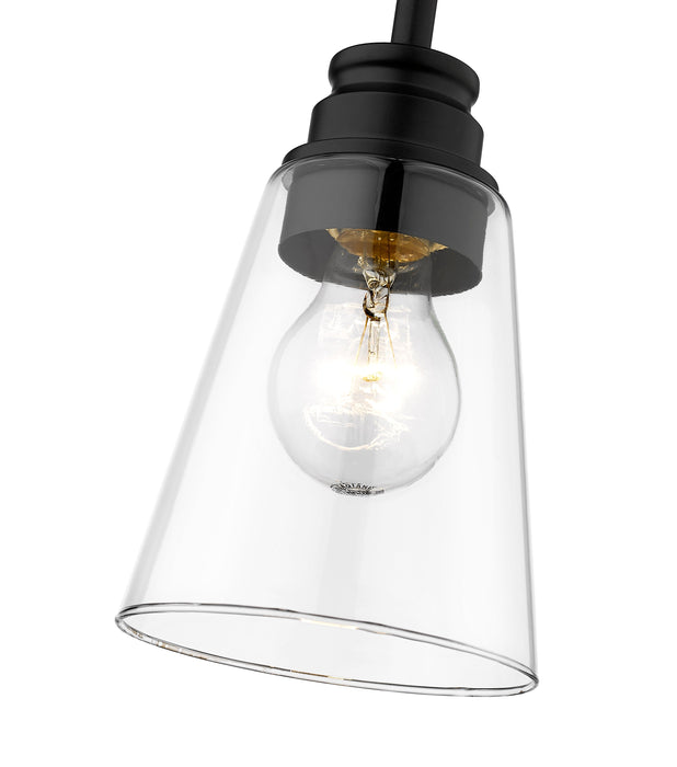 Pendant Z-Lite 428MP-MB Matte Black Annora 1 Light Pendant Z-Lite