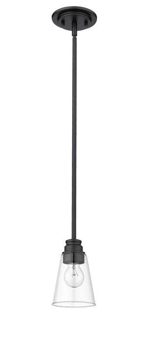 Pendant Z-Lite 428MP-MB Matte Black Annora 1 Light Pendant Z-Lite