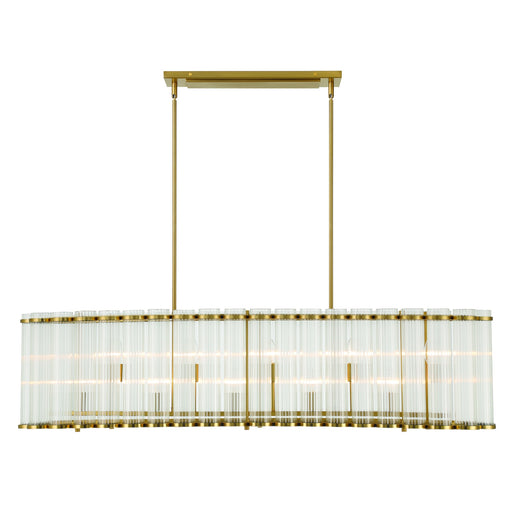 Eurofase 47240-018 Glasbury 52" Gold Chandelier
