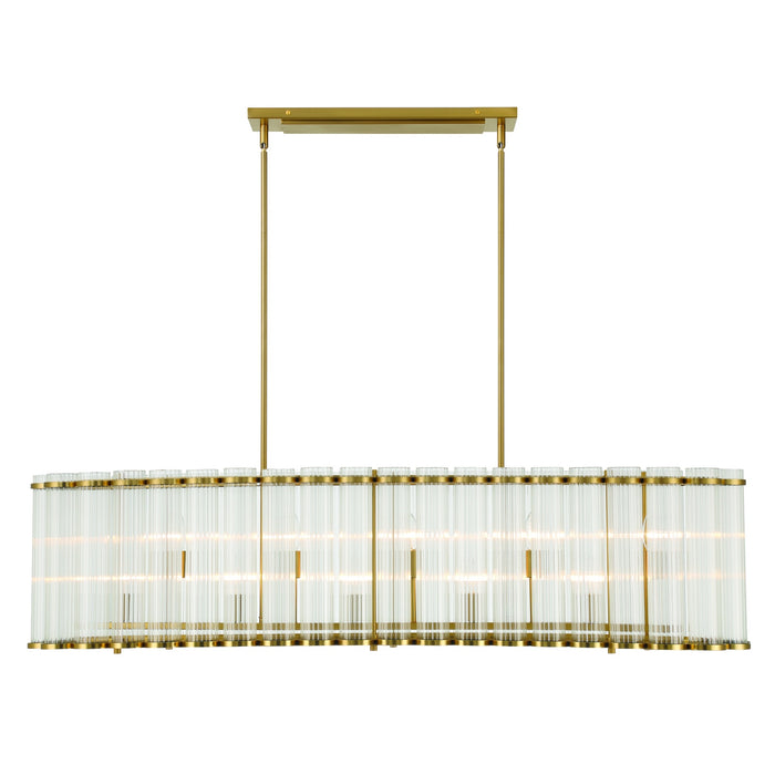 Eurofase 47240-018 Glasbury 52" Gold Chandelier