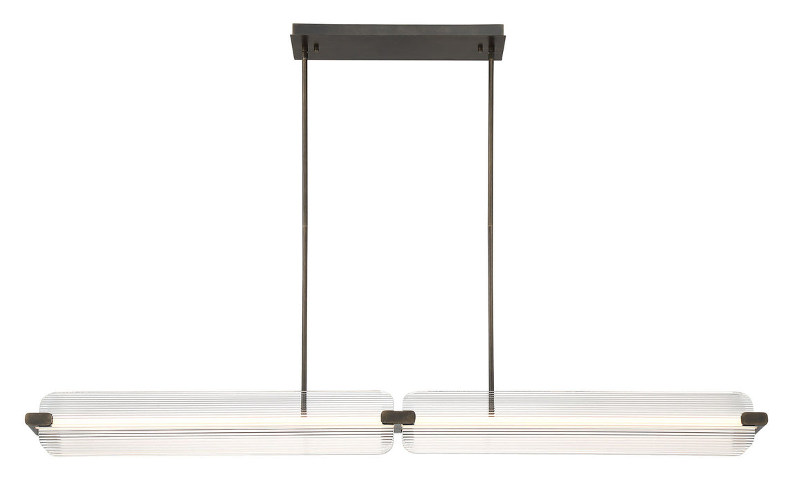 Eurofase 50057-023 Neoness 67" Weathered Brass LED Chandelier