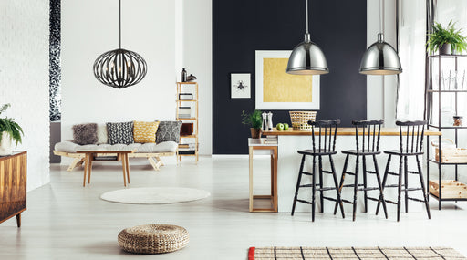 Chandelier Z-Lite 438-20BRZ Bronze Moundou 5 Light Chandelier Z-Lite