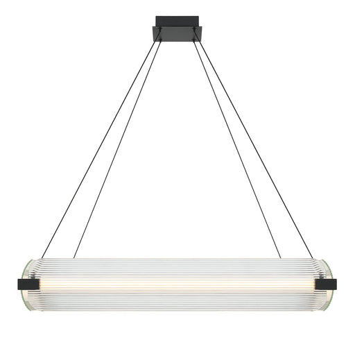 Eurofase 50052-028 Neoness 34" Matte Black LED Chandelier