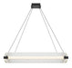 Eurofase 50052-028 Neoness 34" Matte Black LED Chandelier