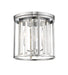 Flush Mount Z-Lite 439F12-CH Chrome Monarch 3 Light Flush Mount Z-Lite