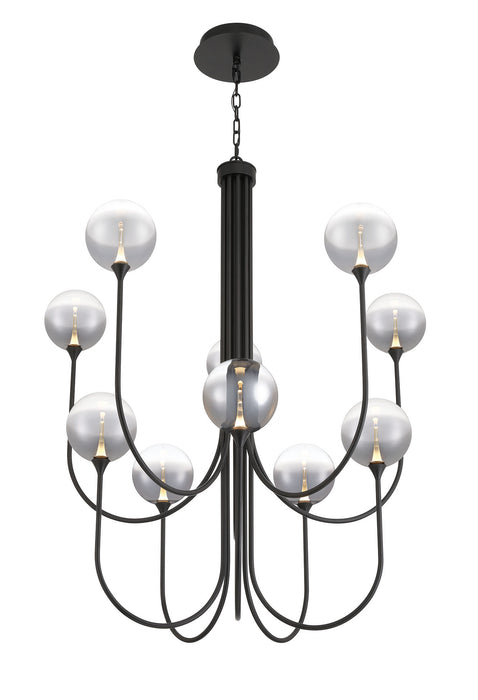 Eurofase 48926-027 Iissa 40" Matte Black LED Chandelier