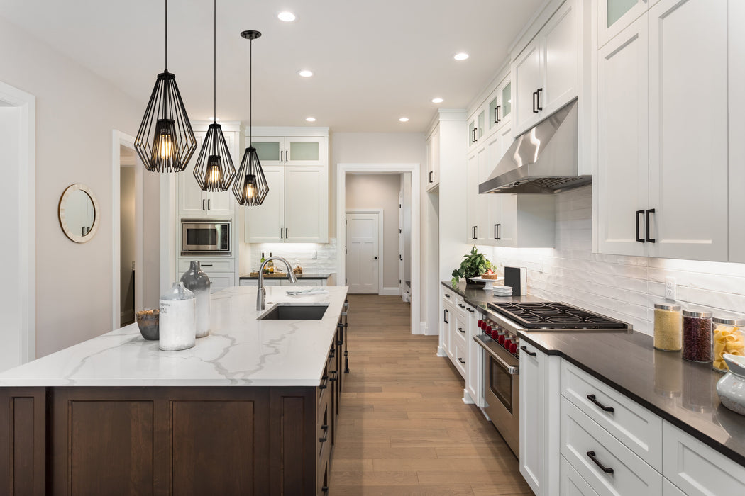 Pendant Z-Lite 442MP-MB Matte Black Quintus 1 Light Pendant Z-Lite