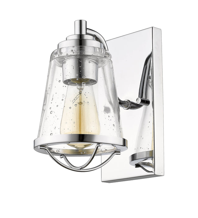 Wall Sconce Z-Lite 444-1S-CH Chrome Mariner 1 Light Wall Sconce Z-Lite