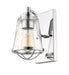 Wall Sconce Z-Lite 444-1S-CH Chrome Mariner 1 Light Wall Sconce Z-Lite