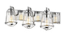 Vanity Z-Lite 444-3V-CH Chrome Mariner 3 Light Vanity Z-Lite
