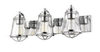 Vanity Z-Lite 444-3V-CH Chrome Mariner 3 Light Vanity Z-Lite