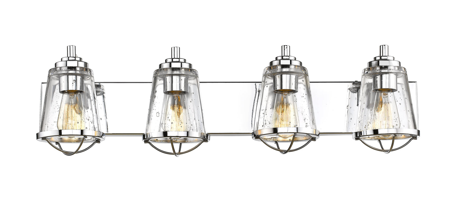 Vanity Z-Lite 444-4V-CH Chrome Mariner 4 Light Vanity Z-Lite