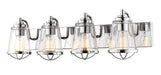 Vanity Z-Lite 444-4V-CH Chrome Mariner 4 Light Vanity Z-Lite
