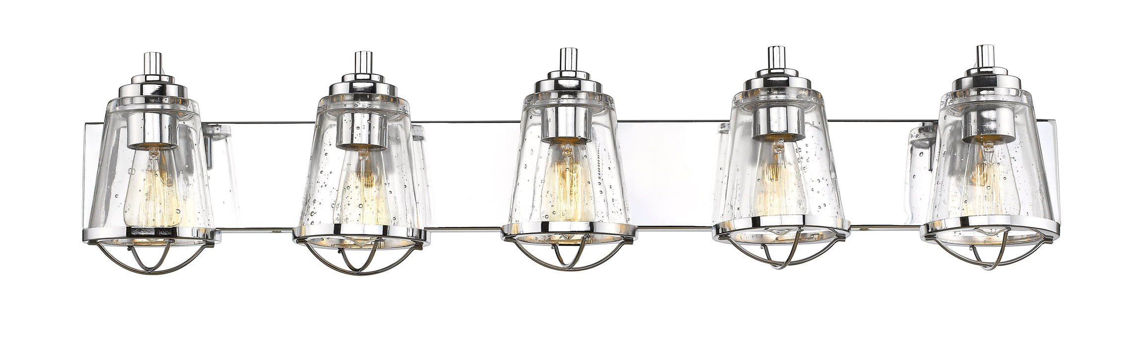 Vanity Z-Lite 444-5V-CH Chrome Mariner 5 Light Vanity Z-Lite