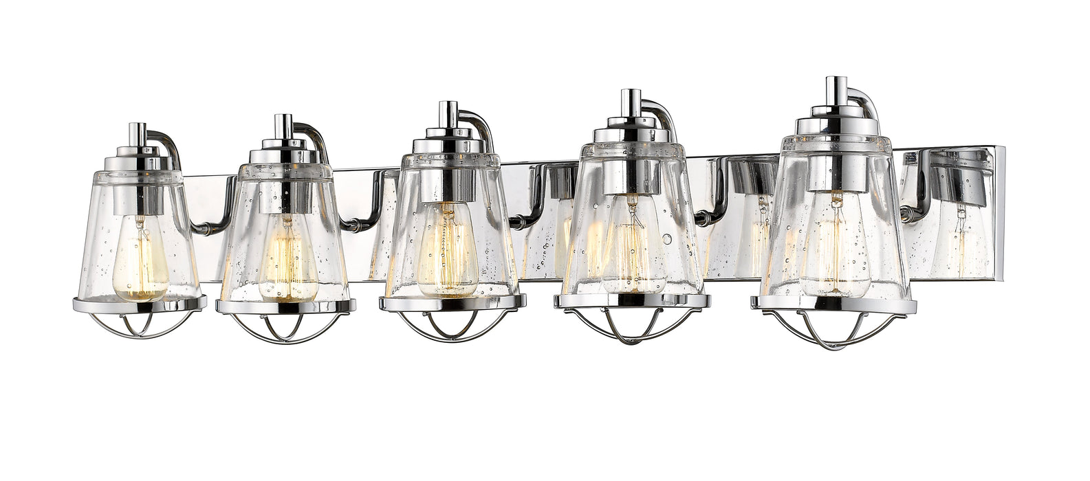 Vanity Z-Lite 444-5V-CH Chrome Mariner 5 Light Vanity Z-Lite