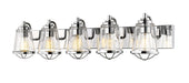 Vanity Z-Lite 444-5V-CH Chrome Mariner 5 Light Vanity Z-Lite