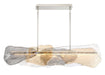 Eurofase 50461-011 Grotto 58" Polished Nickel LED Chandelier