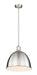 Pendant Z-Lite 4500P12-BN Brushed Nickel Sawyer 1 Light Pendant Z-Lite