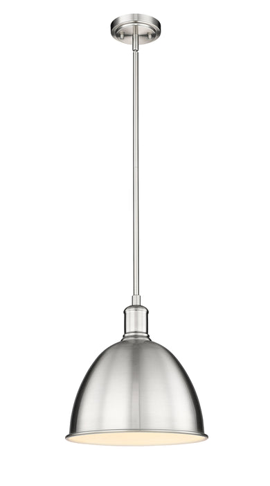 Pendant Z-Lite 4500P12-BN Brushed Nickel Sawyer 1 Light Pendant Z-Lite
