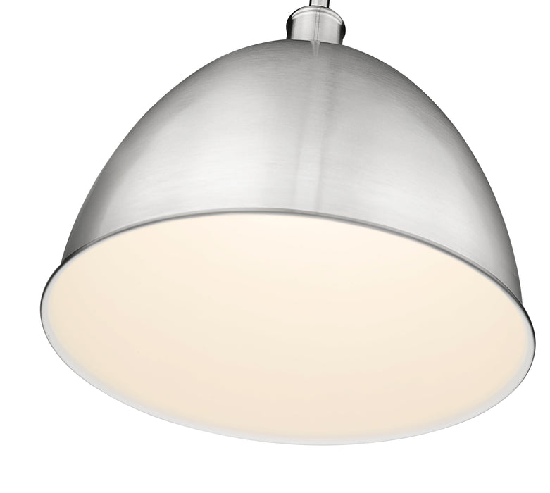Pendant Z-Lite 4500P12-BN Brushed Nickel Sawyer 1 Light Pendant Z-Lite