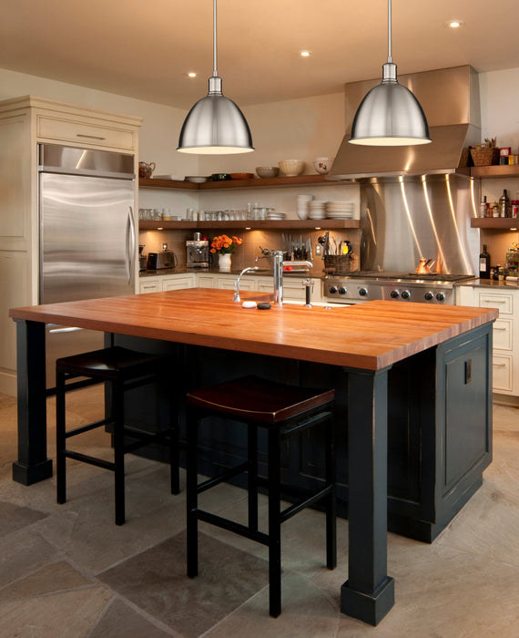 Pendant Z-Lite 4500P12-BN Brushed Nickel Sawyer 1 Light Pendant Z-Lite