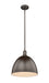 Pendant Z-Lite 4500P12-BRZ Bronze Sawyer 1 Light Pendant Z-Lite