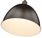 Pendant Z-Lite 4500P12-BRZ Bronze Sawyer 1 Light Pendant Z-Lite