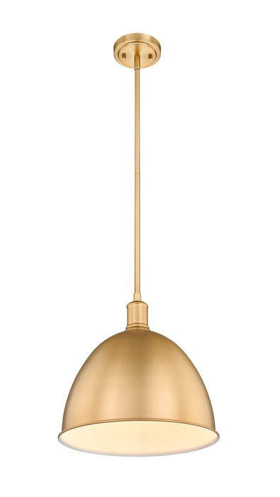Pendant Z-Lite 4500P12-CB Classic Brass Sawyer 1 Light Pendant Z-Lite