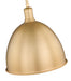 Pendant Z-Lite 4500P12-CB Classic Brass Sawyer 1 Light Pendant Z-Lite