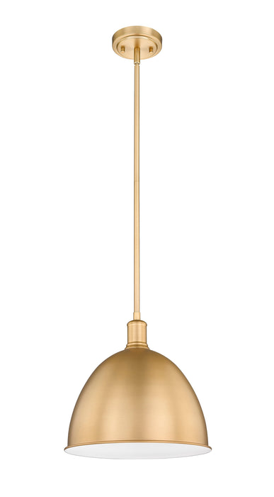 Pendant Z-Lite 4500P12-CB Classic Brass Sawyer 1 Light Pendant Z-Lite