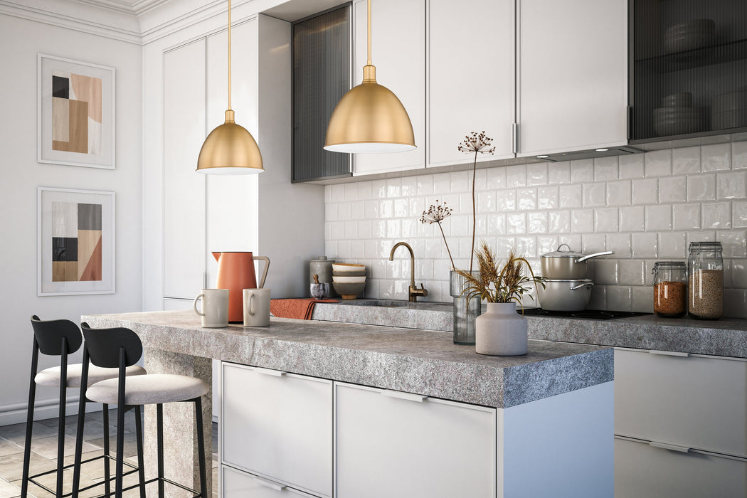 Pendant Z-Lite 4500P12-CB Classic Brass Sawyer 1 Light Pendant Z-Lite