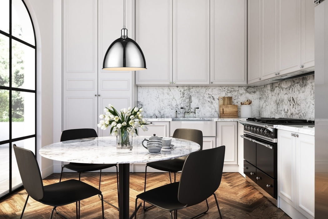 Pendant Z-Lite 4500P12-CH Chrome Sawyer 1 Light Pendant Z-Lite