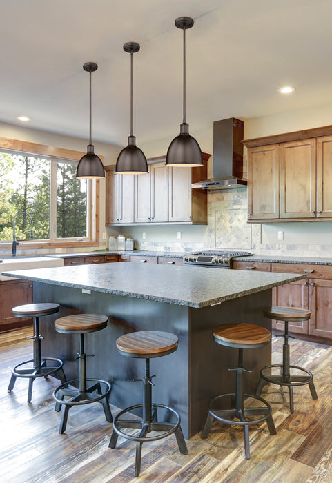 Pendant Z-Lite 4500P8-BRZ Bronze Sawyer 1 Light Pendant Z-Lite