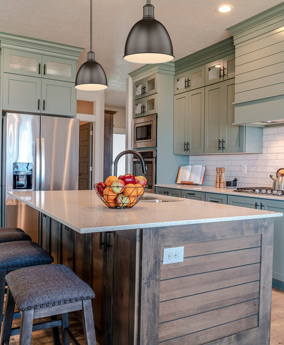 Pendant Z-Lite 4500P8-BRZ Bronze Sawyer 1 Light Pendant Z-Lite