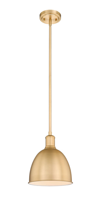 Pendant Z-Lite 4500P8-CB Classic Brass Sawyer 1 Light Pendant Z-Lite