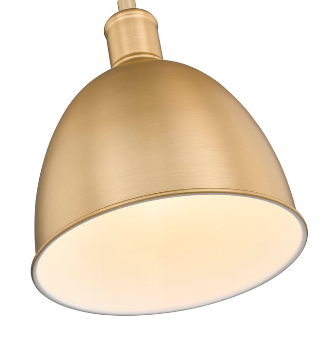 Pendant Z-Lite 4500P8-CB Classic Brass Sawyer 1 Light Pendant Z-Lite